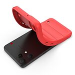 Πλάτη TPU για το Nothing 3a Lite 5G από OEM σε Κόκκινο χρώμα με ενισχυμένη προστασία από πτώσεις και αντιολισθητικό σχεδιασμό.