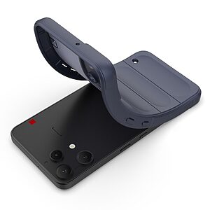 Πλάτη TPU για Nothing Phone (3a) Lite 5G από OEM σε Μπλε Σκούρο χρώμα με αντικραδασμική προστασία και anti-slip σχεδιασμό.