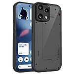 Σκληρή Πλάτη PC+TPU για Nothing Phone 3a Lite 5G από OEM σε ημιδιάφανο μαύρο χρώμα με προστασία airbag γωνιών και ματ υφή.