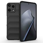 Πλάτη TPU για το Nothing Phone (3a) Lite 5G σε Μαύρο χρώμα με αντικραδασμική προστασία, υψωμένα χείλη και anti-slip σχεδιασμό.