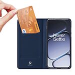 Flip Πορτοφόλι από Συνθετικό Δέρμα (PU) με TPU για OnePlus 15R 5G από DUX DUCIS Skin Pro Series σε Μπλε χρώμα με θήκη κάρτας και Stand.