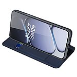 Flip Πορτοφόλι από Συνθετικό Δέρμα (PU) με TPU για OnePlus 15R 5G από DUX DUCIS Skin Pro Series σε Μπλε χρώμα με θήκη κάρτας και Stand.