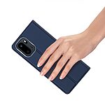 Flip Πορτοφόλι από Συνθετικό Δέρμα (PU) με TPU για OnePlus 15R 5G από DUX DUCIS Skin Pro Series σε Μπλε χρώμα με θήκη κάρτας και Stand.