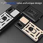 Σκληρή Πλάτη PC+TPU για OnePlus 15R 5G από OEM σε Μαύρο χρώμα με περιστρεφόμενο Stand, προστασία στρατιωτικών προδιαγραφών και κινητή ασπίδα κάμερας.