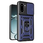 Σκληρή Πλάτη PC+TPU για OnePlus 15R 5G από OEM σε Μπλε χρώμα με περιστρεφόμενο Stand, προστασία κάμερας και μαγνητική συμβατότητα.