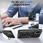 Σκληρή Πλάτη PC+TPU για OnePlus 15R 5G από OEM σε Μπλε χρώμα με περιστρεφόμενο Stand, προστασία κάμερας και μαγνητική συμβατότητα.