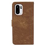 Flip Πορτοφόλι από Συνθετικό Δέρμα (PU) με TPU για OnePlus 15R 5G σε Καφέ χρώμα με θήκες καρτών και ενσωματωμένη βάση στήριξης.