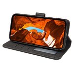 Flip Πορτοφόλι από Συνθετικό Δέρμα (PU) με TPU για OnePlus 15R 5G σε Μαύρο χρώμα με θήκες καρτών και ενσωματωμένο Stand.