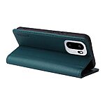 Flip Πορτοφόλι από Συνθετικό Δέρμα (PU) με TPU για OnePlus 15R 5G από YIKATU σε Πράσινο χρώμα με θήκες καρτών και Stand.