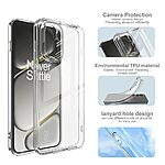 Πλάτη TPU για OnePlus 15R 5G από IMAK UX-5 Series σε διάφανο χρώμα. Λεπτή, ελαφριά με υψηλή διαφάνεια και ανυψωμένα χείλη για προστασία κάμερας και οθόνης.