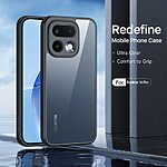 Σκληρή Πλάτη PC+TPU για Realme 16 Pro 5G από DUX DUCIS Aimo Series σε Μαύρο χρώμα με διάφανη πλάτη υψηλής διαφάνειας και πιστοποίηση SGS.