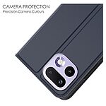 Flip Πορτοφόλι από Συνθετικό Δέρμα (PU) με TPU για Realme 16 Pro 5G σε Μπλε χρώμα με θήκη κάρτας και ενσωματωμένη βάση στήριξης.