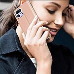 Flip Πορτοφόλι από Συνθετικό Δέρμα (PU) με TPU για Realme 16 Pro 5G σε Ροζ Χρυσό χρώμα με θήκη κάρτας και ενσωματωμένη βάση στήριξης.