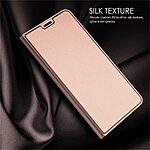 Flip Πορτοφόλι από Συνθετικό Δέρμα (PU) με TPU για Realme 16 Pro 5G σε Ροζ Χρυσό χρώμα με θήκη κάρτας και ενσωματωμένη βάση στήριξης.