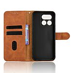 Flip Πορτοφόλι από Συνθετικό Δέρμα (PU) με TPU για το Realme 16 Pro 5G σε Καφέ χρώμα με θήκες καρτών, ρυθμιζόμενο stand και λουράκι καρπού.