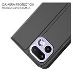 Flip Πορτοφόλι από Συνθετικό Δέρμα (PU) με TPU για Realme 16 Pro 5G σε Μαύρο χρώμα με θήκη κάρτας και ενσωματωμένη βάση στήριξης.