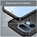 Πλάτη TPU για Realme 16 Pro 5G από OEM σε Μαύρο χρώμα με υφή Carbon Fiber και ανθεκτική επιφάνεια κατά των δακτυλικών αποτυπωμάτων.