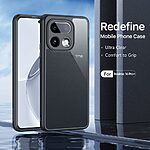Σκληρή Πλάτη PC+TPU για το Realme 16 Pro+ 5G από τη σειρά DUX DUCIS Aimo Series σε κομψό μαύρο χρώμα.