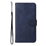 Flip Πορτοφόλι από Συνθετικό Δέρμα (PU) με TPU για Realme 16 Pro+ 5G σε Μπλε χρώμα με θήκες καρτών, Stand και λουράκι χεριού.