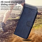 Flip Πορτοφόλι από Συνθετικό Δέρμα (PU) με TPU για Realme 16 Pro+ 5G σε Μπλε χρώμα με θήκες καρτών, Stand και λουράκι χεριού.