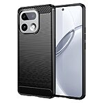 Πλάτη TPU για Realme 16 Pro+ 5G από OEM σε Μαύρο χρώμα με υφή Carbon Fiber και επιφάνεια brushed ανθεκτική στα δακτυλικά αποτυπώματα.
