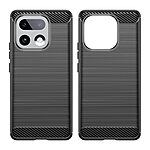 Πλάτη TPU για Realme 16 Pro+ 5G από OEM σε Μαύρο χρώμα με υφή Carbon Fiber και επιφάνεια brushed ανθεκτική στα δακτυλικά αποτυπώματα.