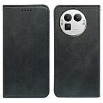 Flip Πορτοφόλι από Συνθετικό Δέρμα (PU) με TPU για Realme GT 8 Pro 5G σε Μαύρο χρώμα με μαγνητικό κούμπωμα, θήκες καρτών και Stand.