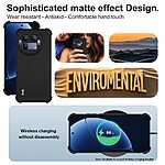 Πλάτη TPU για Realme GT 8 Pro 5G από IMAK σε Μαύρο ματ χρώμα με τεχνολογία Airbag στις γωνίες, προστασία κάμερας και θήκη για λουράκι.