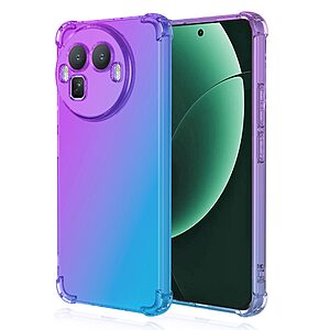 Πλάτη TPU για Realme GT 8 Pro 5G από OEM σε Μωβ χρώμα με gradient σχέδιο, ενισχυμένες γωνίες και προστασία από πτώσεις.