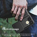 Σκληρή Πλάτη PC+TPU για Realme Note 70T με περιστρεφόμενο Stand, ασπίδα κάμερας και μαγνητική συμβατότητα σε ασημί χρώμα.