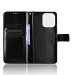 Flip Πορτοφόλι από Συνθετικό Δέρμα (PU) με TPU για Realme Note 70T σε Μαύρο χρώμα με θήκες καρτών, stand και λουράκι καρπού.