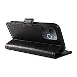 Flip Πορτοφόλι από Συνθετικό Δέρμα (PU) για Realme Note 70T από YIKATU YK-007 σε Μαύρο χρώμα με θήκες καρτών και Stand.