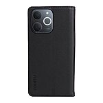 Flip Πορτοφόλι από Συνθετικό Δέρμα (PU) με TPU για Realme Note 70T από YIKATU σε Μαύρο χρώμα με θήκες καρτών και Stand.