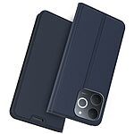 Flip Πορτοφόλι από Συνθετικό Δέρμα (PU) με TPU για Realme Note 70T / Narzo 80 Lite 4G σε Μπλε χρώμα με θήκη κάρτας και stand.