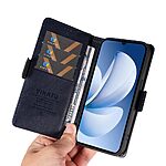 Flip Πορτοφόλι από Συνθετικό Δέρμα (PU) με TPU για το Realme Note 70T από YIKATU YK-007 σε Μπλε Σκούρο χρώμα με θήκες καρτών και Stand.