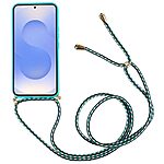 Πλάτη BioCase για Samsung Galaxy S26 5G από OEM σε Μπλε Ανοιχτό χρώμα με βιοδιασπώμενο Wheat Straw και TPU, με λουράκι μεταφοράς.