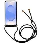 Πλάτη BioCase TPU για Samsung Galaxy S26 5G από OEM σε Μαύρο χρώμα με βιοδιασπώμενο υλικό wheat straw, στρατιωτική προστασία και ρυθμιζόμενο λουράκι.