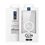 Σκληρή Πλάτη PC+TPU για Samsung Galaxy S26 5G από DUX DUCIS Clin Series σε Διάφανο χρώμα με MagSafe και ενισχυμένη προστασία στις γωνίες.