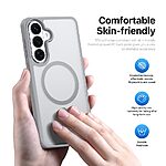 Σκληρή Πλάτη PC+TPU για Samsung Galaxy S26 5G από DUX DUCIS Yind Series σε Γκρι χρώμα με ενσωματωμένο μαγνήτη για MagSafe και μαγνητικά αξεσουάρ.