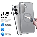 Σκληρή Πλάτη PC+TPU για Samsung Galaxy S26 5G από DUX DUCIS Yind Series σε Γκρι χρώμα με ενσωματωμένο μαγνήτη για MagSafe και μαγνητικά αξεσουάρ.