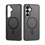 Σκληρή Πλάτη PC+TPU για Samsung Galaxy S26 5G από DUX DUCIS Yind Series σε Μαύρο χρώμα με ενσωματωμένο μαγνήτη για magnetic accessories.