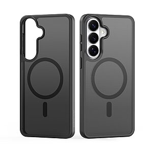 Σκληρή Πλάτη PC+TPU για Samsung Galaxy S26 5G από DUX DUCIS Yind Series σε Μαύρο χρώμα με ενσωματωμένο μαγνήτη για magnetic accessories.