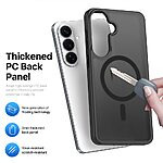 Σκληρή Πλάτη PC+TPU για Samsung Galaxy S26 5G από DUX DUCIS Yind Series σε Μαύρο χρώμα με ενσωματωμένο μαγνήτη για magnetic accessories.