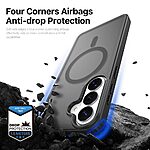 Σκληρή Πλάτη PC+TPU για Samsung Galaxy S26 5G από DUX DUCIS Yind Series σε Μαύρο χρώμα με ενσωματωμένο μαγνήτη για magnetic accessories.