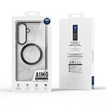 Σκληρή Πλάτη PC+TPU για Samsung Galaxy S26 5G από DUX DUCIS Aimo Series σε Μαύρο χρώμα με ενσωματωμένο μαγνήτη MagSafe και πιστοποίηση REACH.
