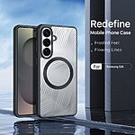 Σκληρή Πλάτη PC+TPU για Samsung Galaxy S26 5G από DUX DUCIS Aimo Series σε Μαύρο χρώμα με ενσωματωμένο μαγνήτη MagSafe και πιστοποίηση REACH.