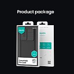 Σκληρή Πλάτη PC+TPU για Samsung Galaxy S26 5G από NILLKIN Camshield Pro Series σε Μαύρο χρώμα με συρόμενο κάλυμμα κάμερας.