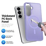 Σκληρή Πλάτη PC+TPU για Samsung Galaxy S26 5G από DUX DUCIS Yind Series σε Μωβ Ανοιχτό χρώμα με ενσωματωμένο μαγνήτη.