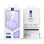 Σκληρή Πλάτη PC+TPU για Samsung Galaxy S26 5G από DUX DUCIS Yind Series σε Μωβ Ανοιχτό χρώμα με ενσωματωμένο μαγνήτη.