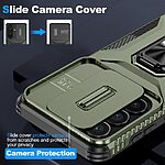 Σκληρή Πλάτη PC+TPU για Samsung Galaxy S26 5G από OEM Camshield σε Πράσινο χρώμα με Kickstand, κάλυμμα κάμερας και αντιολισθητικό σχεδιασμό.